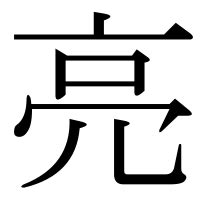 亮 部首|「亮」の漢字‐読み・意味・部首・画数・成り立ち